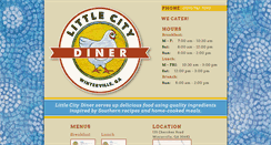 Desktop Screenshot of littlecitydiner.com